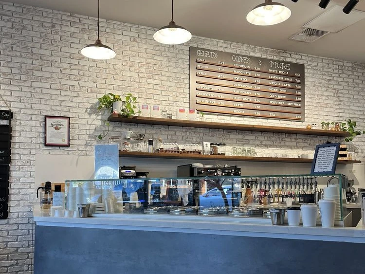 1022 Cafe & Gelateria Barista Counter view