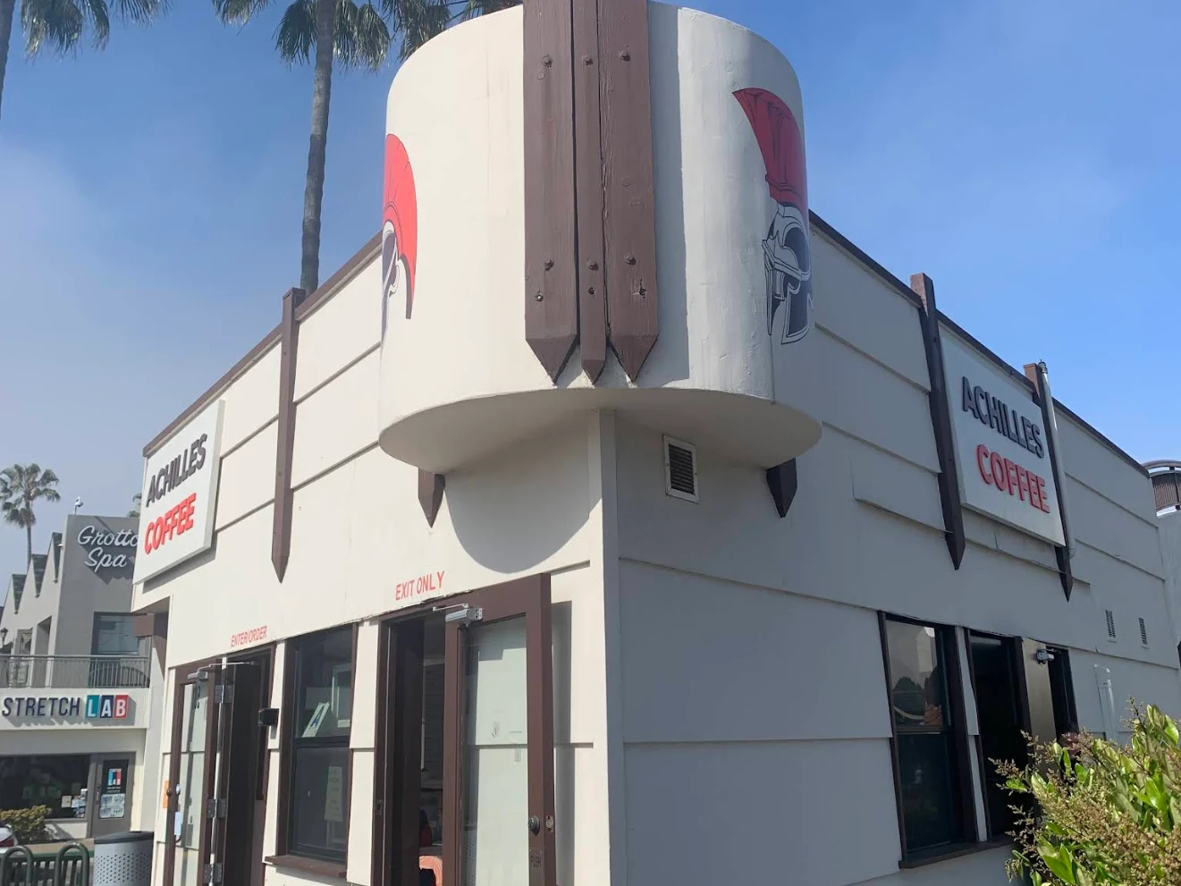 Achilles Coffee Solana Beach Front View